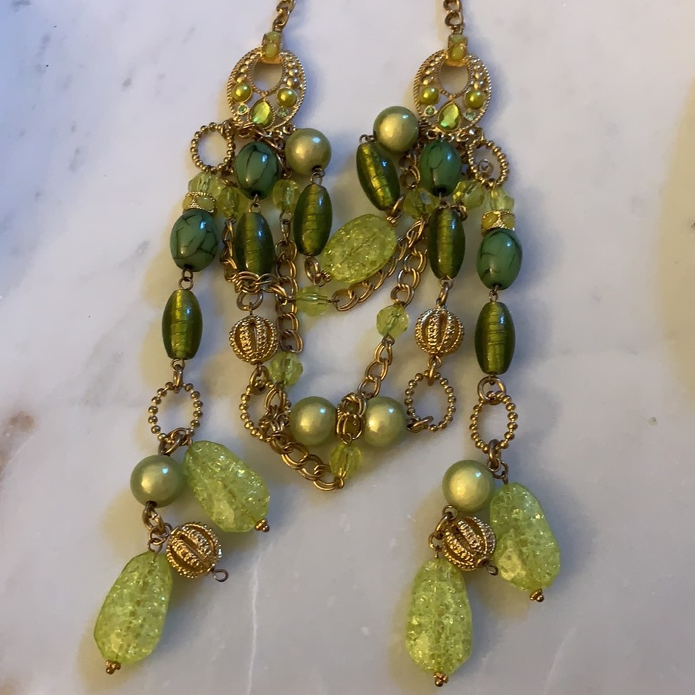 Green Fashion Necklace